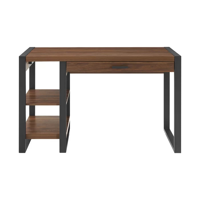 WoodHeaven Modern Wooden Office/Computer/Study Table with Racks - Furnishiaa -  -